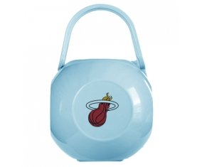 Boîte à tétine Miami Heat de couleur Bleue