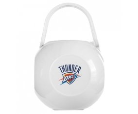 Boîte à tétine Oklahoma City Thunder de couleur Blanche