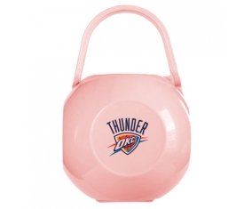 Boîte à tétine Oklahoma City Thunder de couleur Rose
