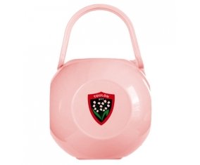 Boîte à tétine RC Toulon de couleur Rose