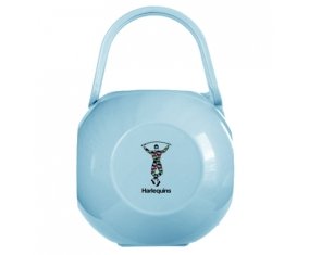 Boîte à sucette Harlequins de couleur Bleue