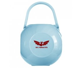 Boîte à tétine Llanelli Scarlets de couleur Bleue