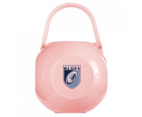 Boîte à tétine Cardiff Blues de couleur Rose