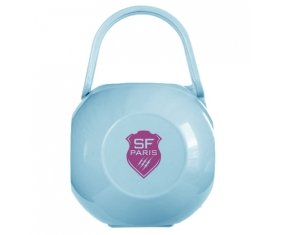 Boîte à tétine Stade Français de couleur Bleue