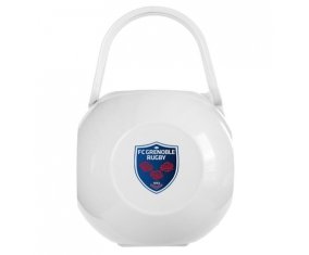 Boîte à tétine FC Grenoble Rugby de couleur Blanche