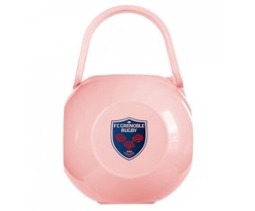 Boîte à tétine FC Grenoble Rugby de couleur Rose