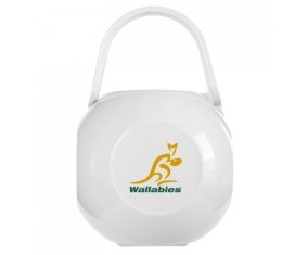 Boîte à tétine Australia Rugby XV de couleur Blanche