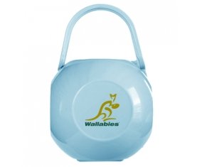 Boîte à tétine Australia Rugby XV de couleur Bleue