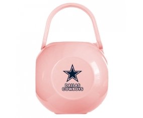 Boîte à tétine Dallas Cowboys de couleur Rose