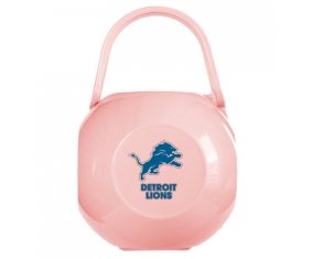 Boîte à sucette Detroit Lions de couleur Rose