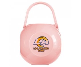 Boîte à sucette Los Angeles Rams de couleur Rose
