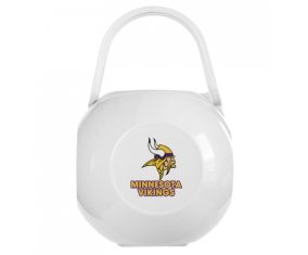 Boîte à tétine Minnesota Vikings de couleur Blanche