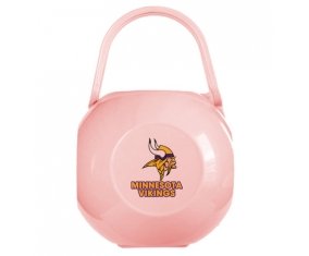 Boîte à tétine Minnesota Vikings de couleur Rose