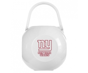 Boîte à tétine New York Giants de couleur Blanche