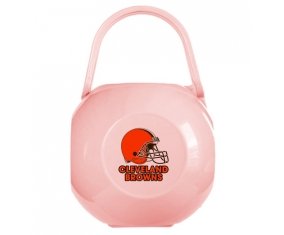 Boîte à sucette Cleveland Browns de couleur Rose