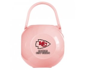 Boîte à tétine Kansas City Chiefs de couleur Rose