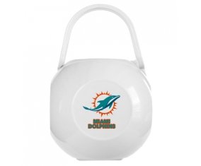 Boîte à sucette Miami Dolphins de couleur Blanche