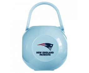 Boîte à tétine New England Patriots de couleur Bleue