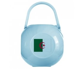 Boîte à sucette Drapeau Algérie de couleur Bleue
