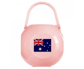 Boîte à sucette Drapeau Australie de couleur Rose