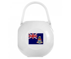 Boîte à sucette Drapeau Îles Caïmans de couleur Blanche