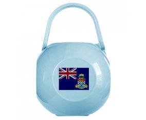 Boîte à sucette Drapeau Îles Caïmans de couleur Bleue