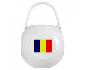 Boîte à sucette Drapeau Tchad de couleur Blanche