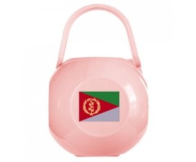 Boîte à tétine Drapeau Érythrée de couleur Rose
