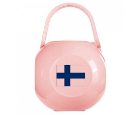 Boîte à sucette Drapeau Finlande de couleur Rose