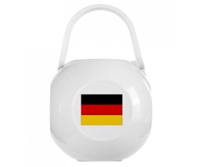 Boîte à tétine Drapeau Allemagne de couleur Blanche