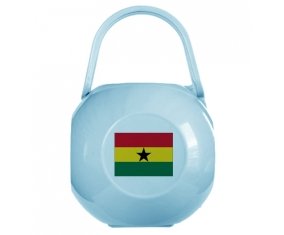 Boîte à sucette Drapeau Ghana de couleur Bleue