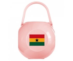 Boîte à sucette Drapeau Ghana de couleur Rose