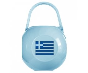 Boîte à sucette Drapeau Grèce de couleur Bleue