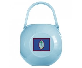 Boîte à sucette Drapeau Guam de couleur Bleue