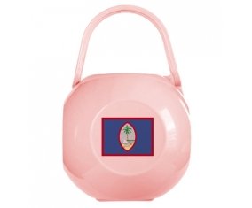 Boîte à sucette Drapeau Guam de couleur Rose