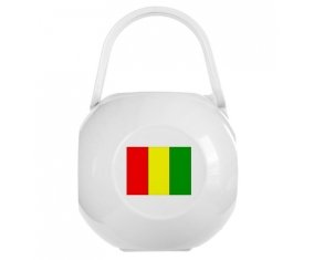 Boîte à sucette Drapeau Guinée Bissau de couleur Blanche