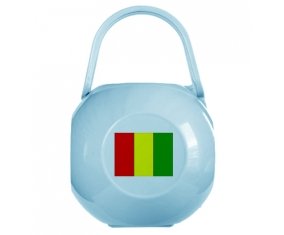 Boîte à sucette Drapeau Guinée Bissau de couleur Bleue