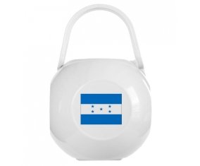 Boîte à tétine Drapeau Honduras de couleur Blanche