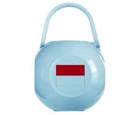 Boîte à sucette Drapeau Indonésie de couleur Bleue