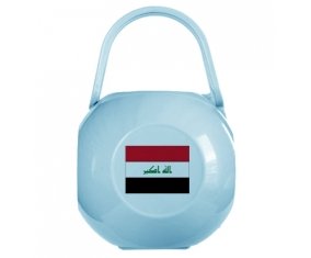 Boîte à sucette Drapeau Irak de couleur Bleue