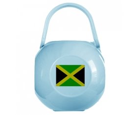 Boîte à sucette Drapeau Jamaïque de couleur Bleue
