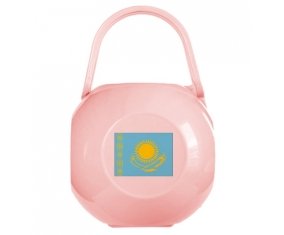Boîte à sucette Drapeau Kazakhstan de couleur Rose