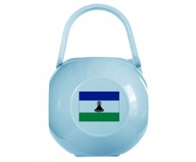 Boîte à sucette Drapeau Lesotho de couleur Bleue