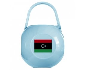 Boîte à sucette Drapeau Libye de couleur Bleue