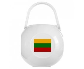 Boîte à sucette Drapeau Lituanie de couleur Blanche