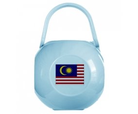 Boîte à sucette Drapeau Malaisie de couleur Bleue