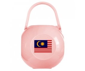 Boîte à sucette Drapeau Malaisie de couleur Rose