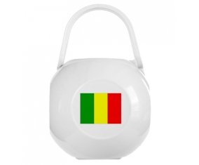 Boîte à sucette Drapeau Mali de couleur Blanche