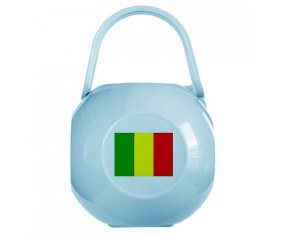Boîte à sucette Drapeau Mali de couleur Bleue