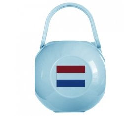 Boîte à sucette Drapeau Pays-Bas de couleur Bleue